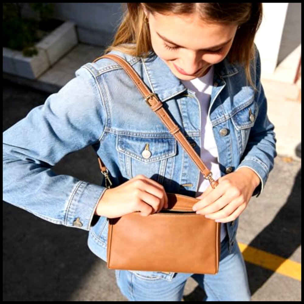 Adjustable Leather Replacement Purse Strap Gold H… - image 6